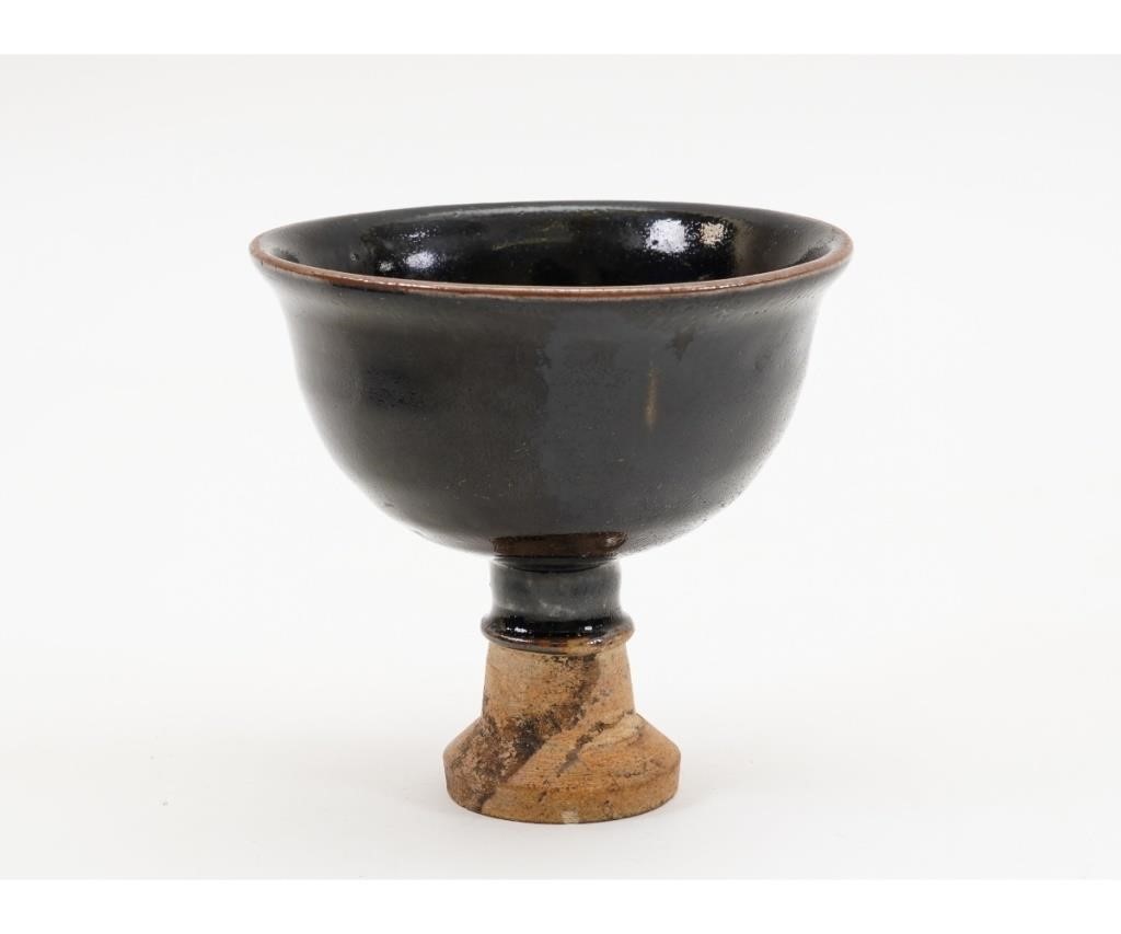 Chinese Cizhou type stem cup with