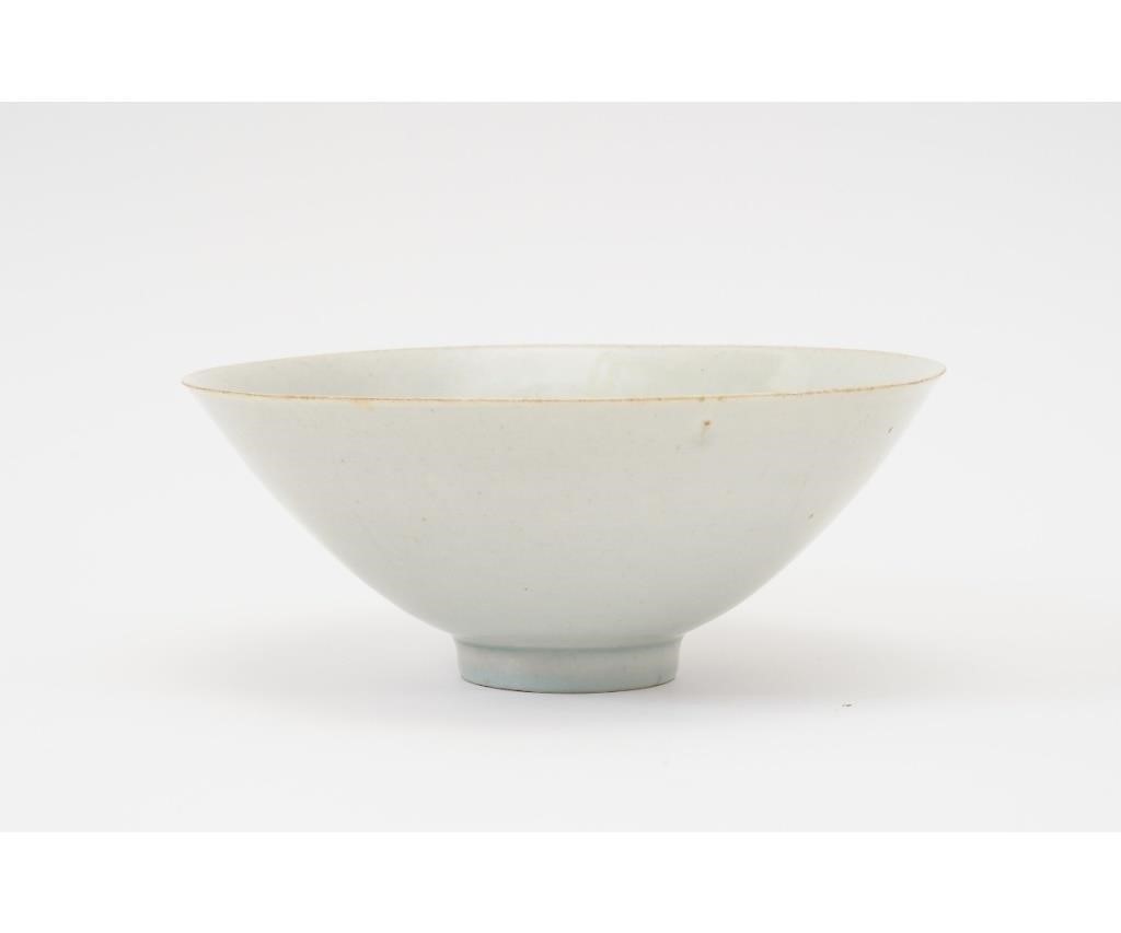 Chinese celadon thin green bowl
