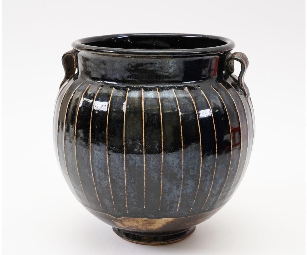 Chinese large wide mouthed blackware 28a4c5