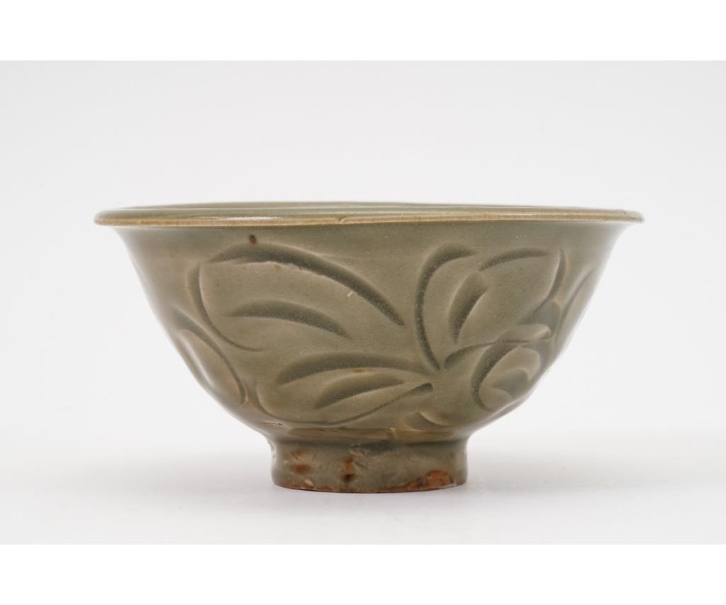 Chinese yaozhou celadon bowl with