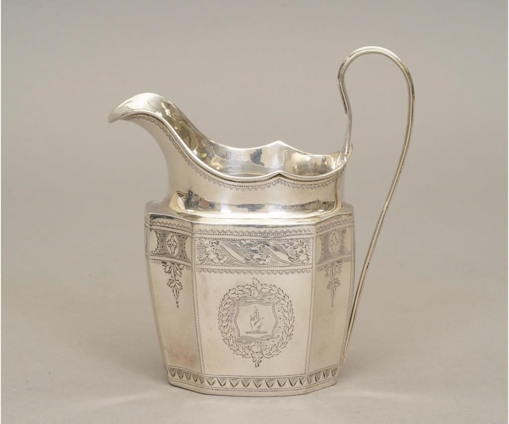 George III silver creamer by William