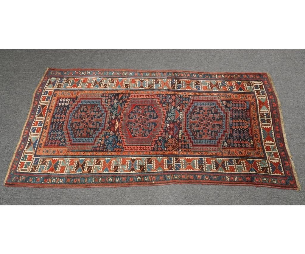 Colorful Kazak center hall runner 28a523