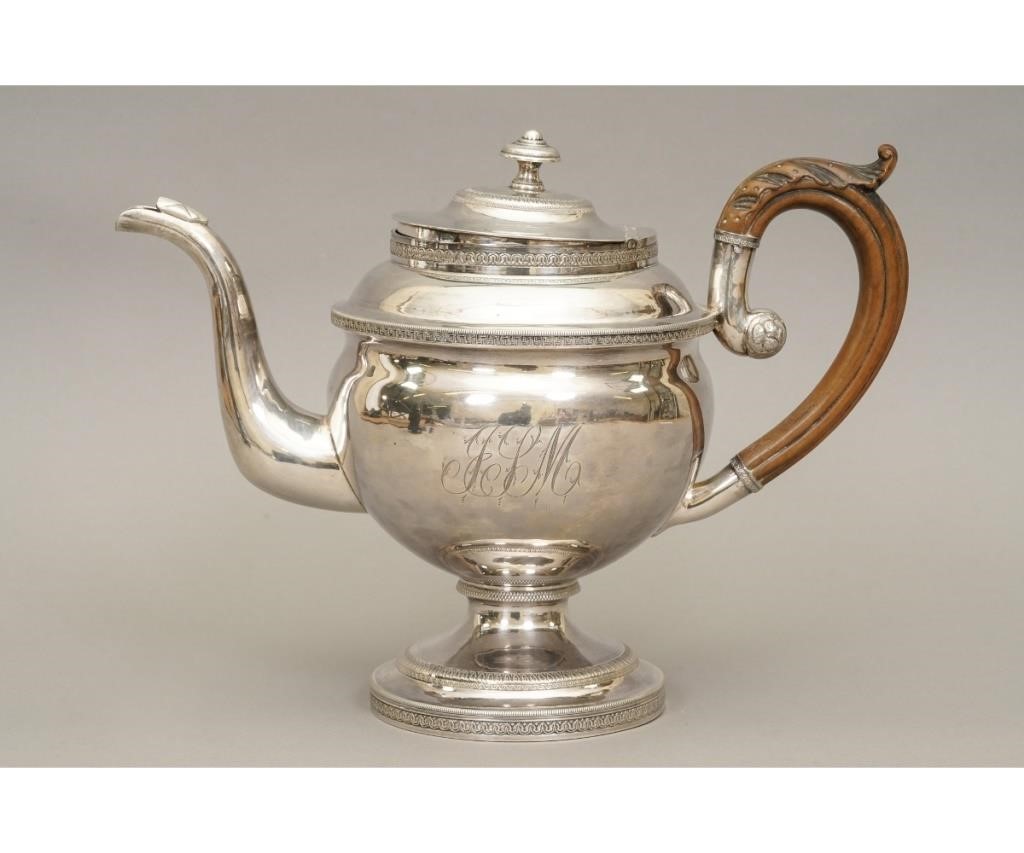 Philadelphia coin silver teapot 28a51e
