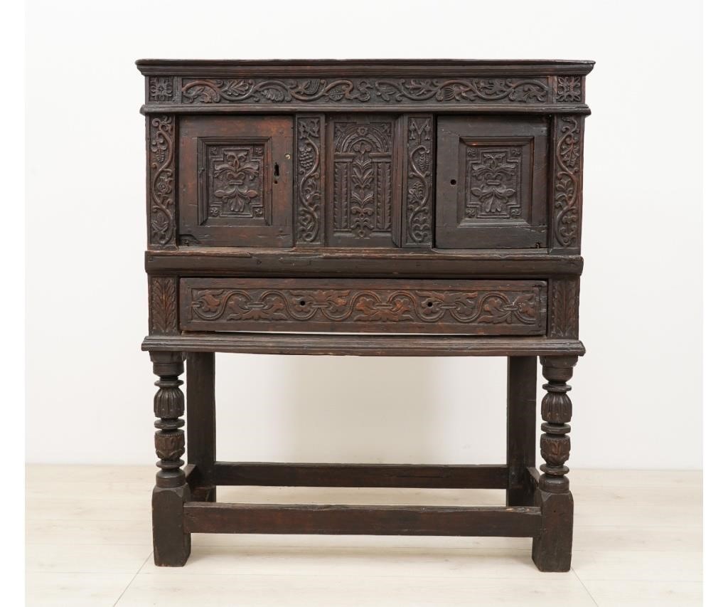 English oak cabinet 18th c with 28a56a