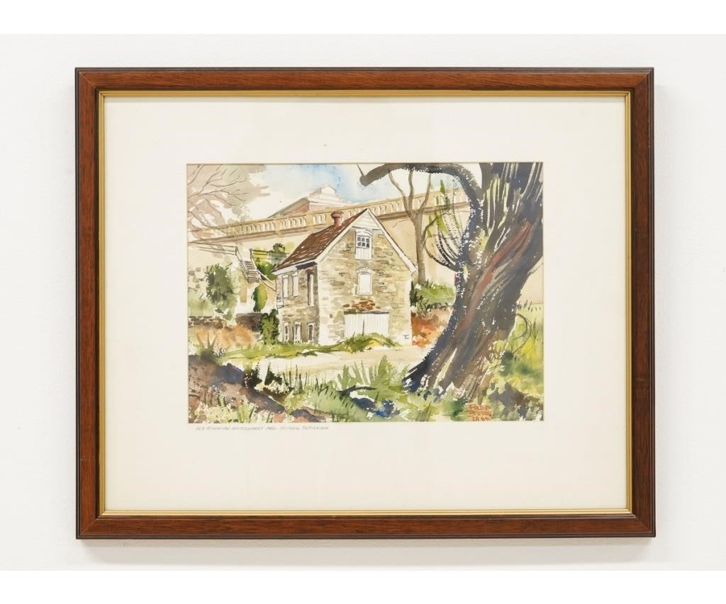 Fred bees (1917-2002, PA), framed