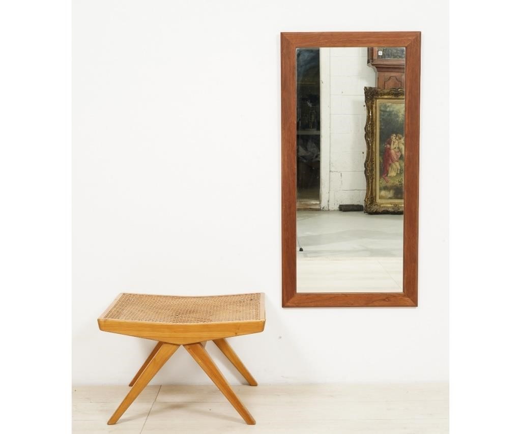 Mid century modern style teak mirror 28a620