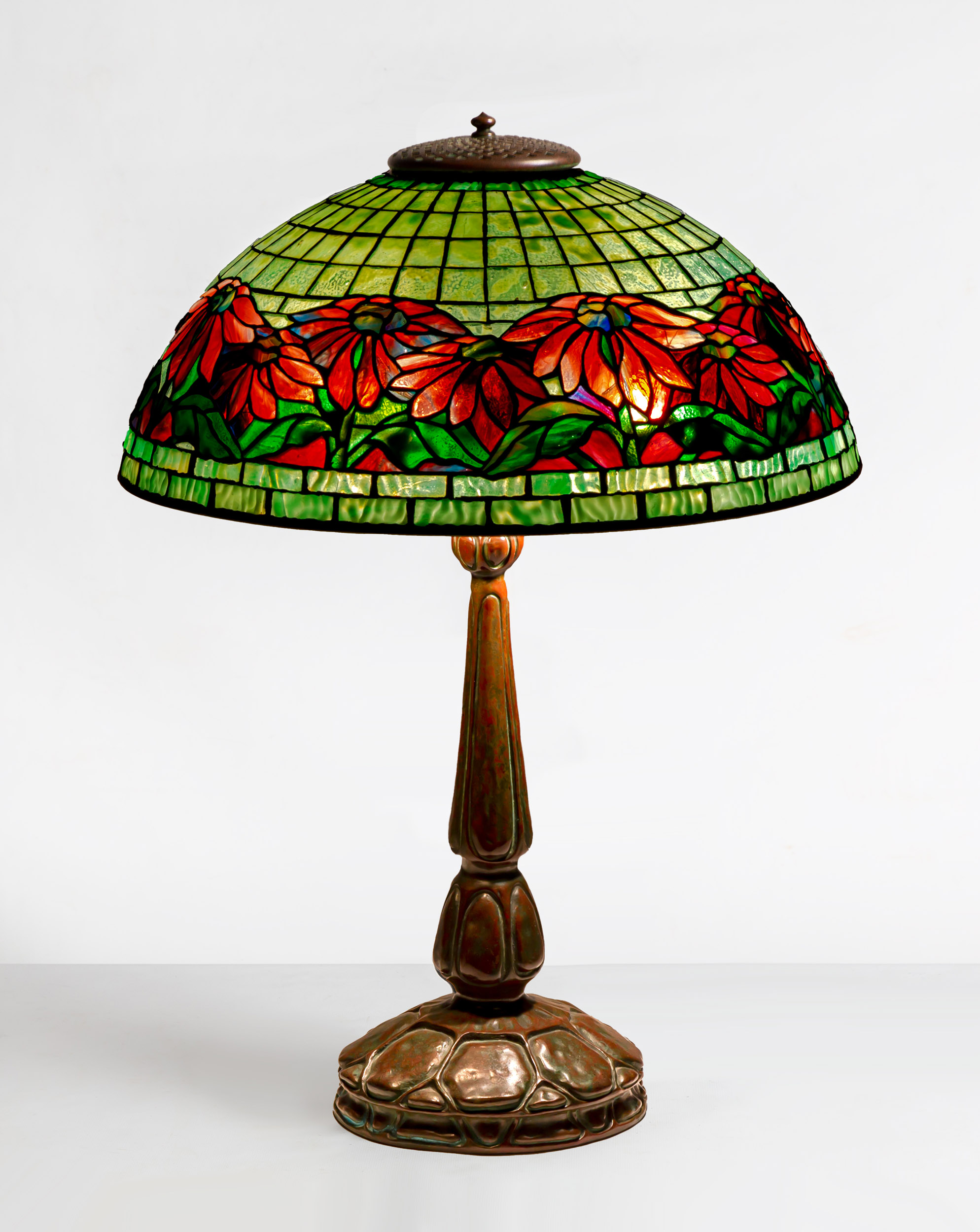 TIFFANY STUDIOS NEW YORK POINSETTIA  28d1e0