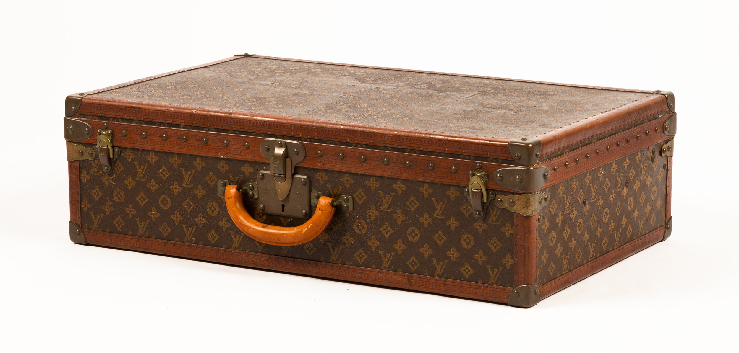 VINTAGE LOUIS VUITTON ALZER TRUNK