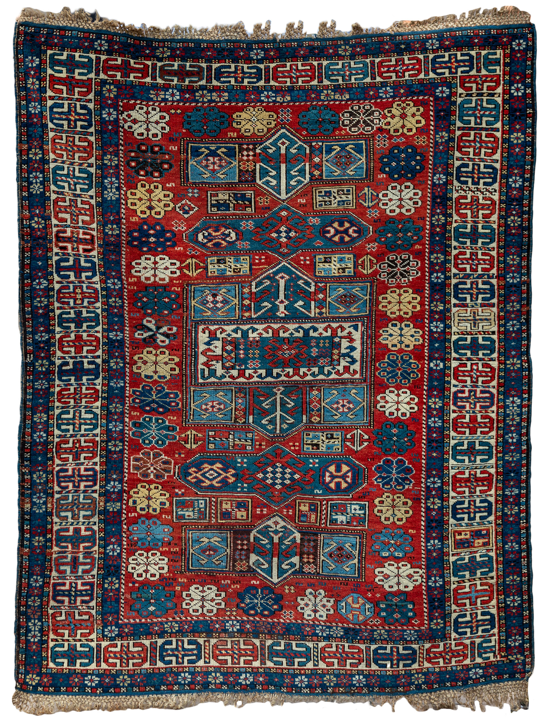 CAUCASIAN SHIRVAN ORIENTAL RUG 28d253