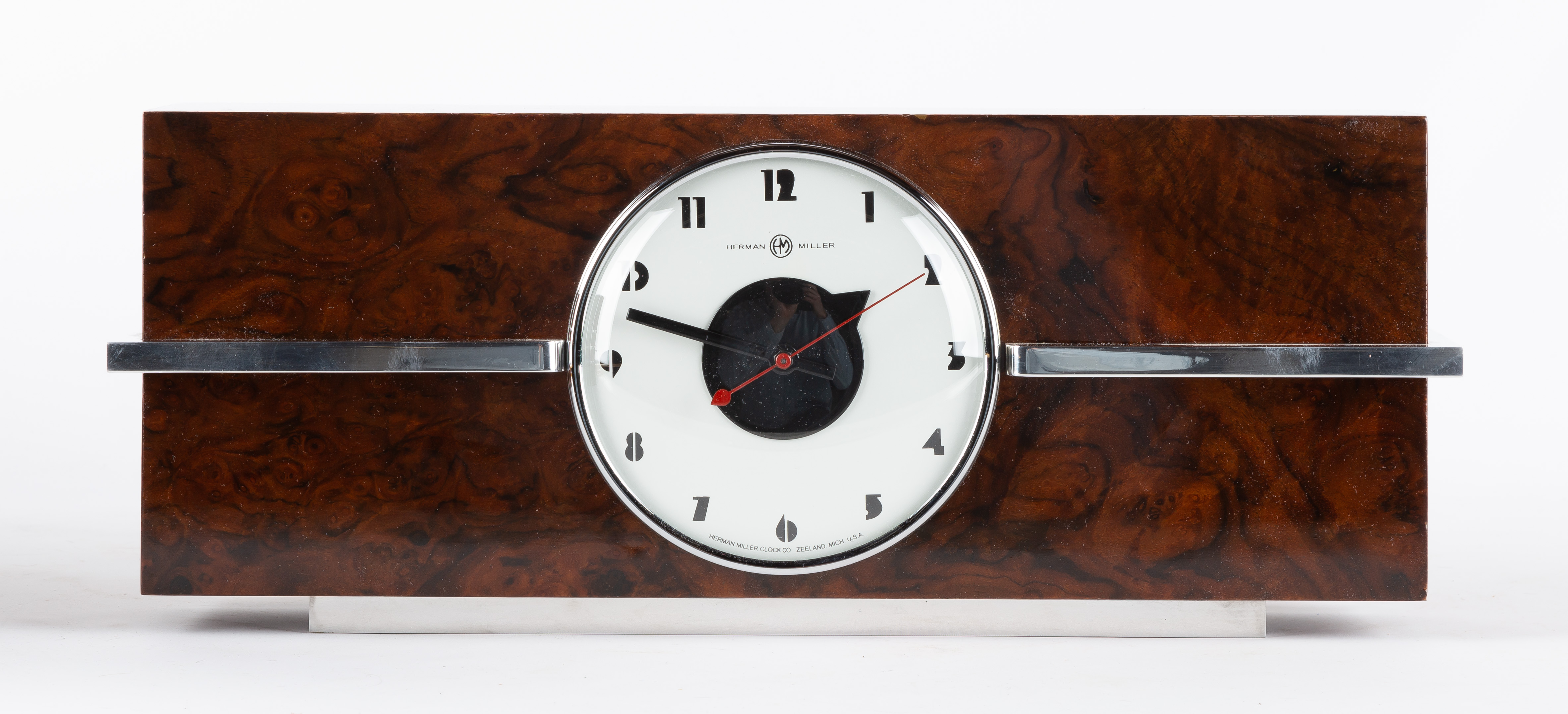 GILBERT ROHDE STYLE CLOCK Rosewood 28d2af