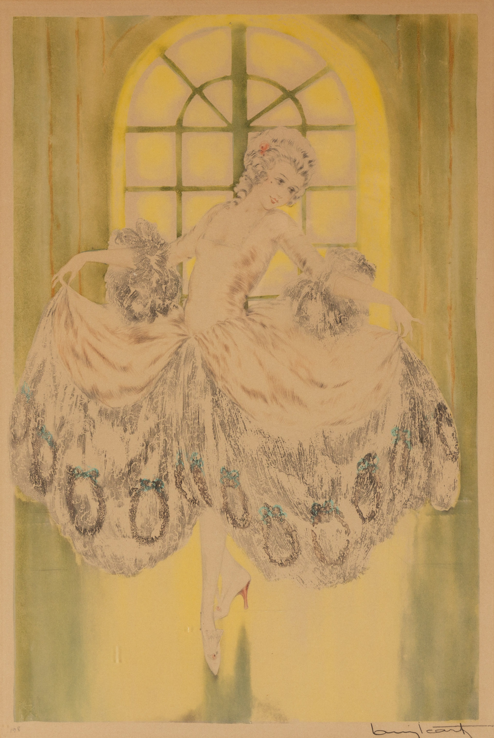 LOUIS ICART (FRENCH, 1888-1950) MINUET