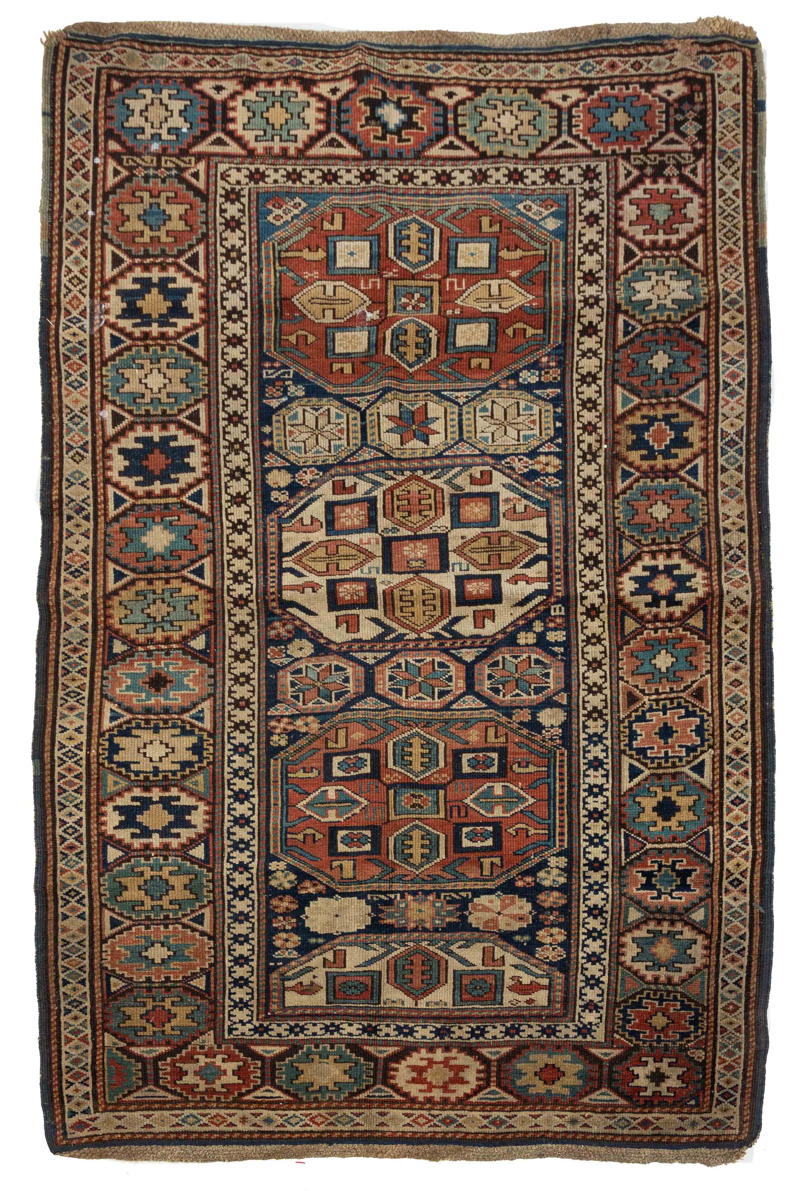 KUBA CAUCASIAN ORIENTAL RUG circa