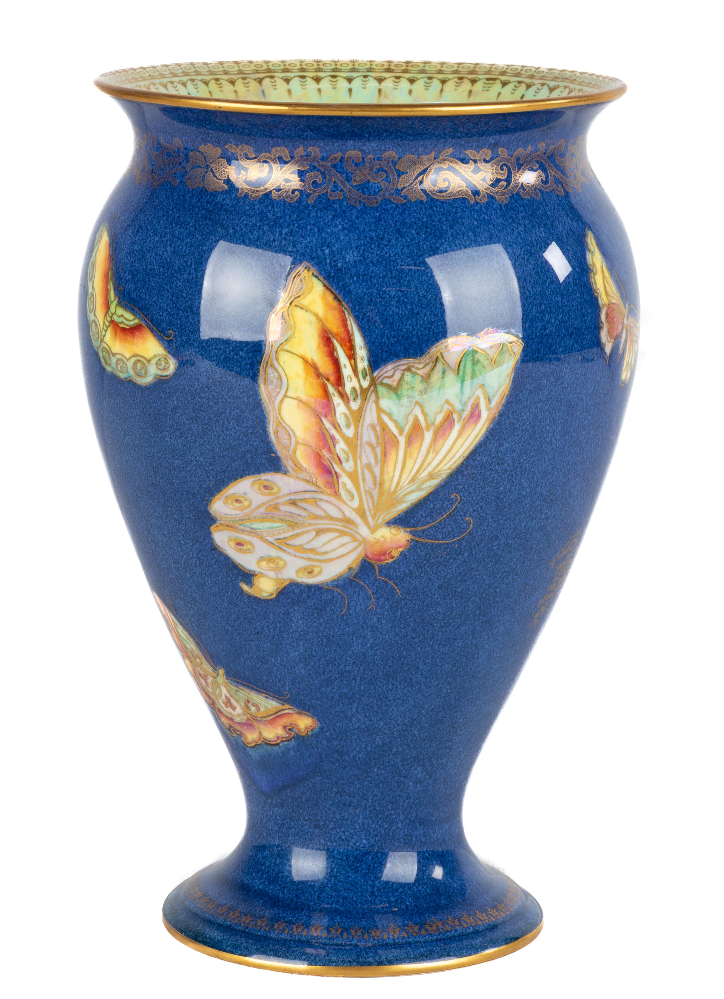 WEDGWOOD BUTTERFLY VASE Wedgwood Butterfly