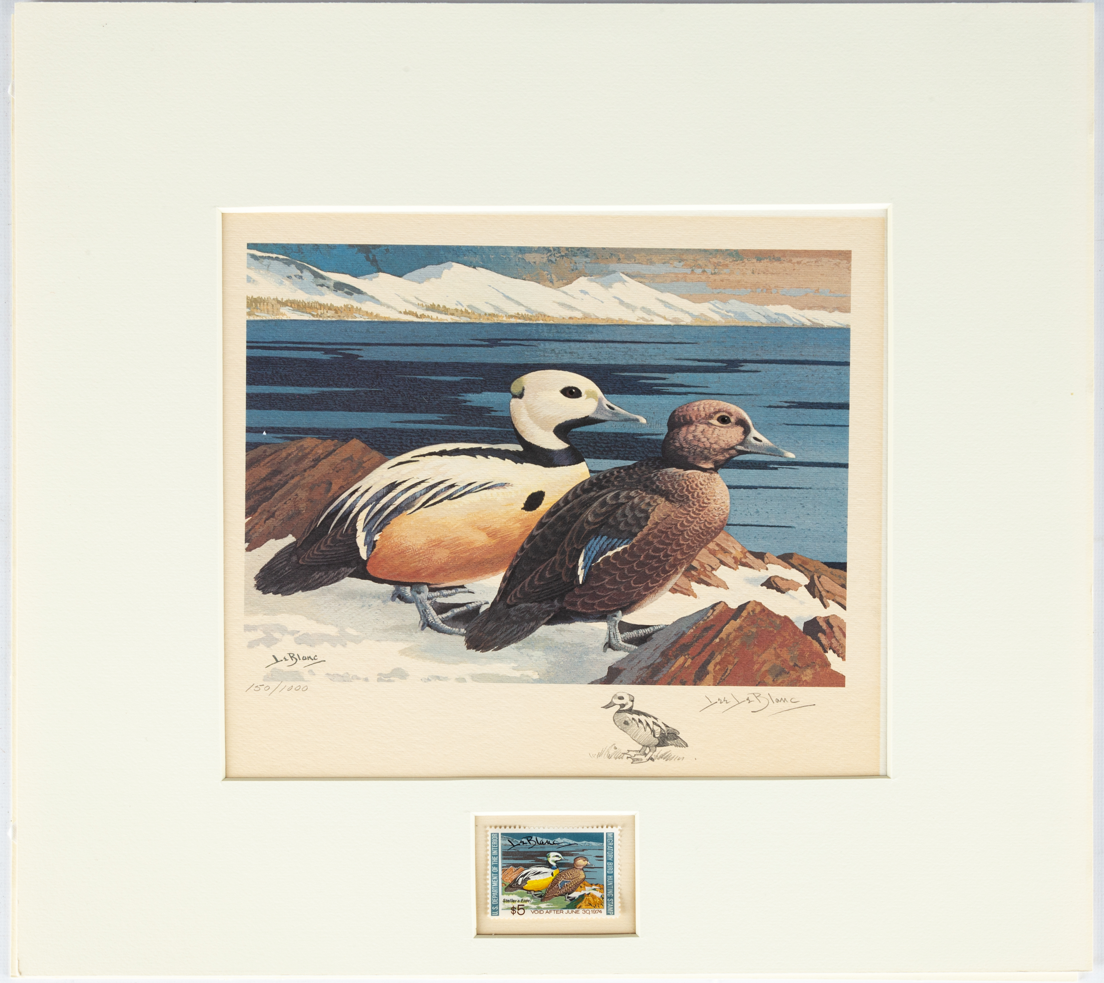 (5) FEDERAL DUCK STAMPS & LITHOGRAPHS