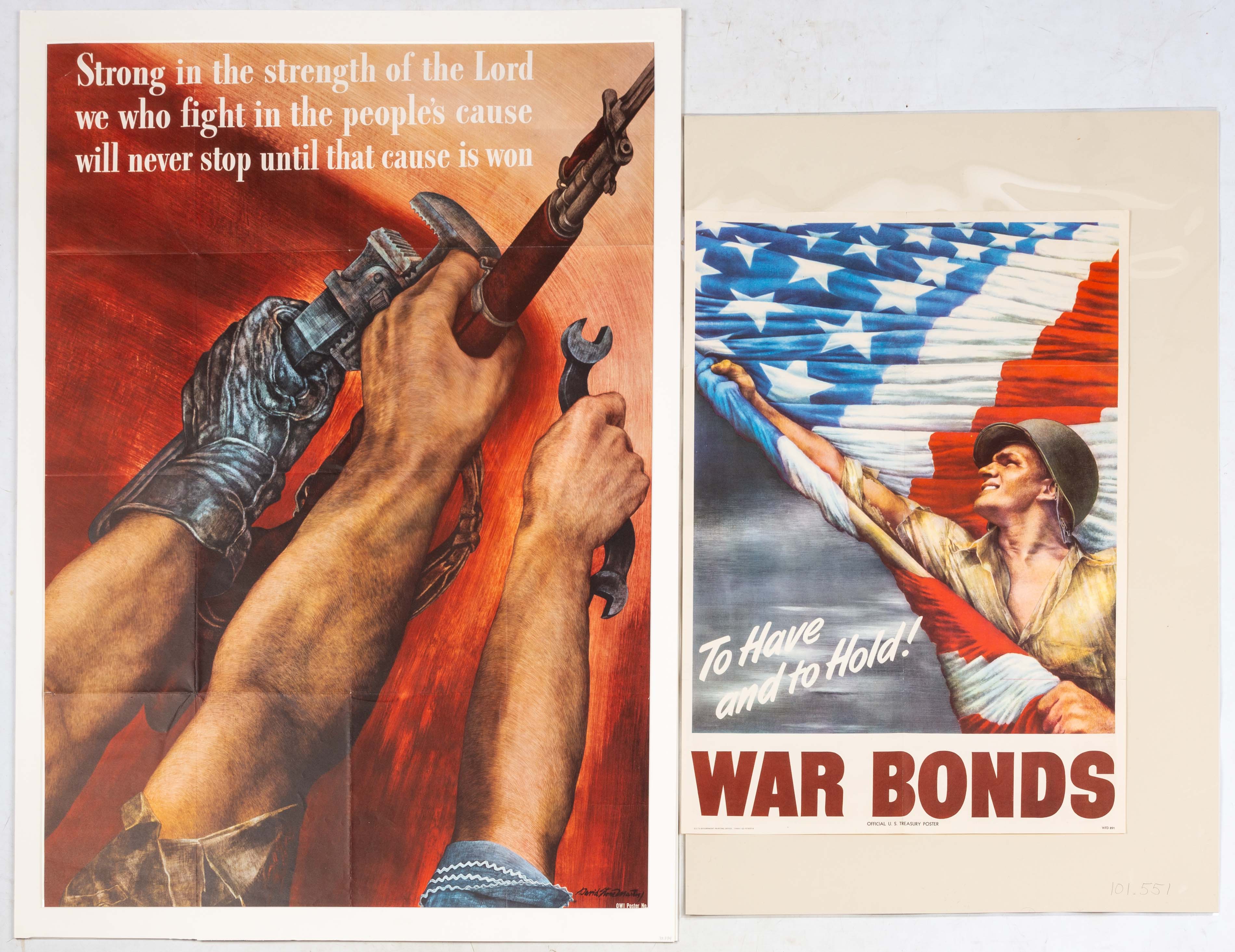(5) WWII POSTERS (5) WWII Posters
