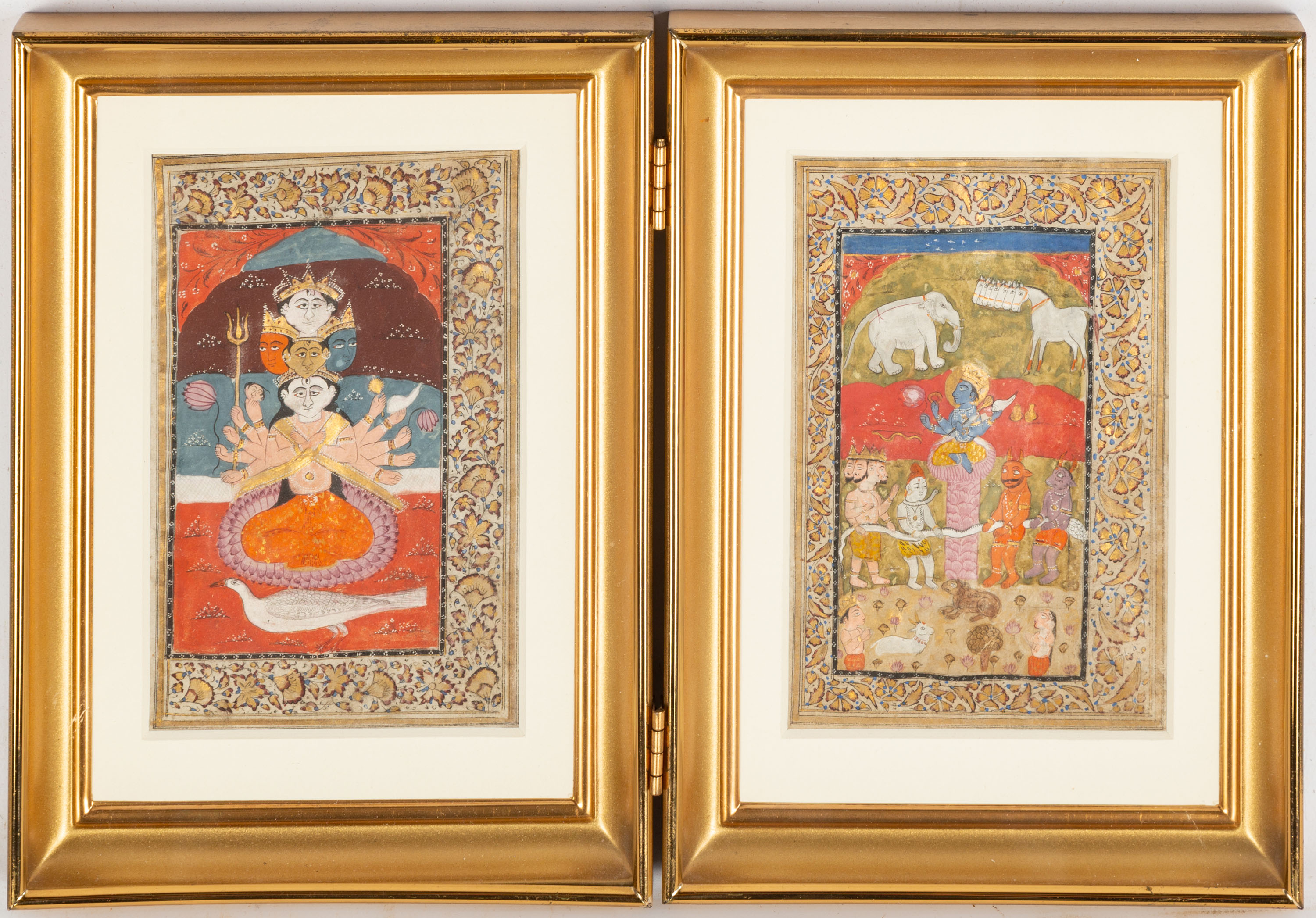 INDO PERSIAN MINIATURE PAINTINGS 28d3f8