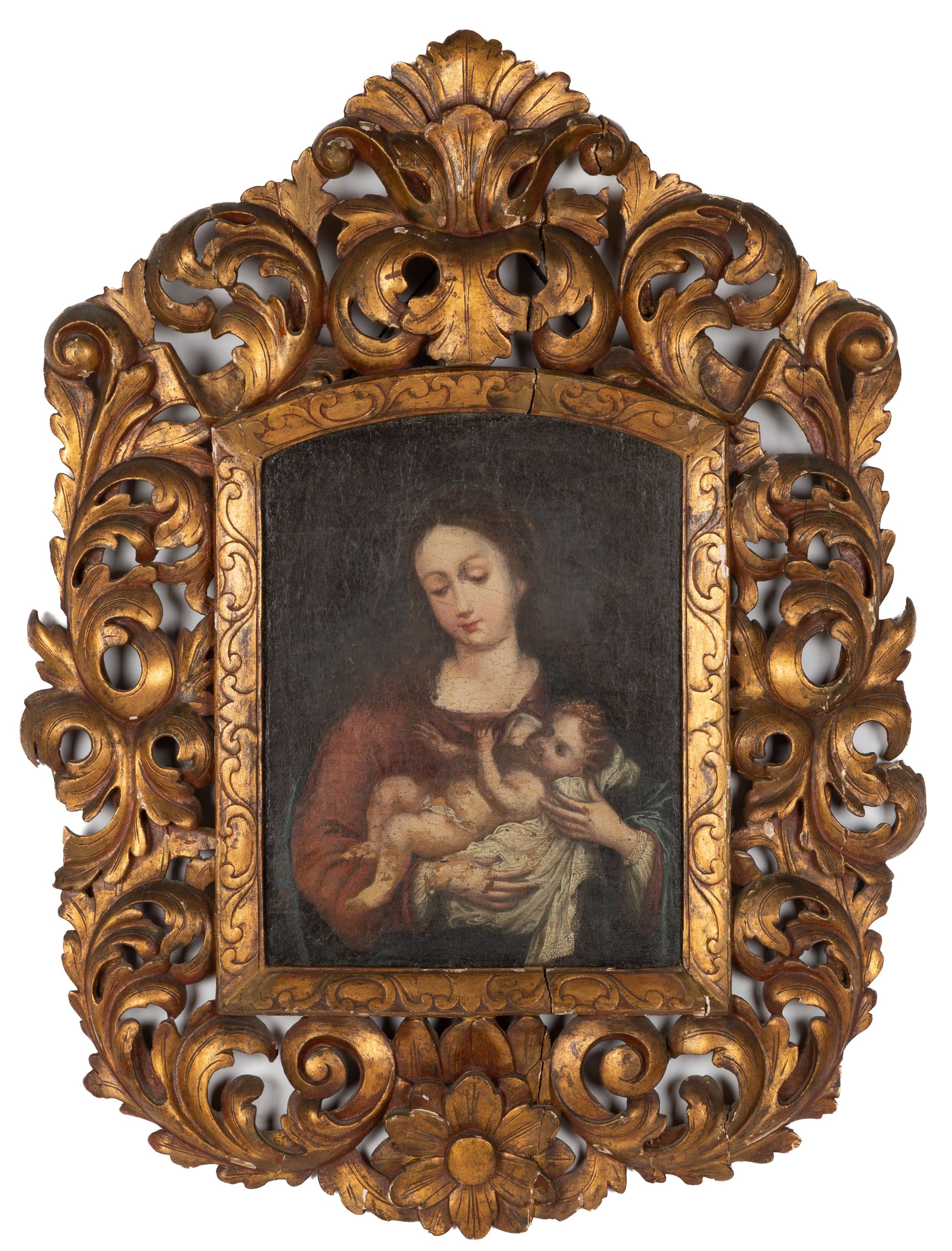 OLD MASTERS STYLE PAINTING OF MADONNA