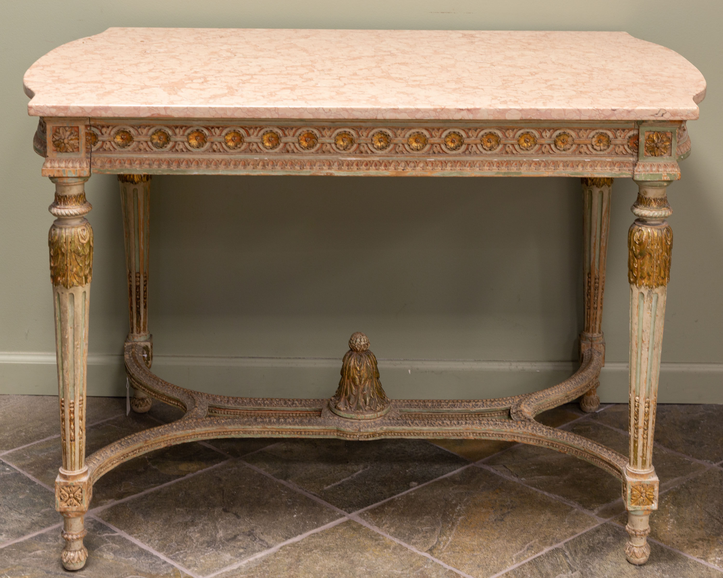 FRENCH CARVED AND GILTWOOD POLYCHROME 28d4d4