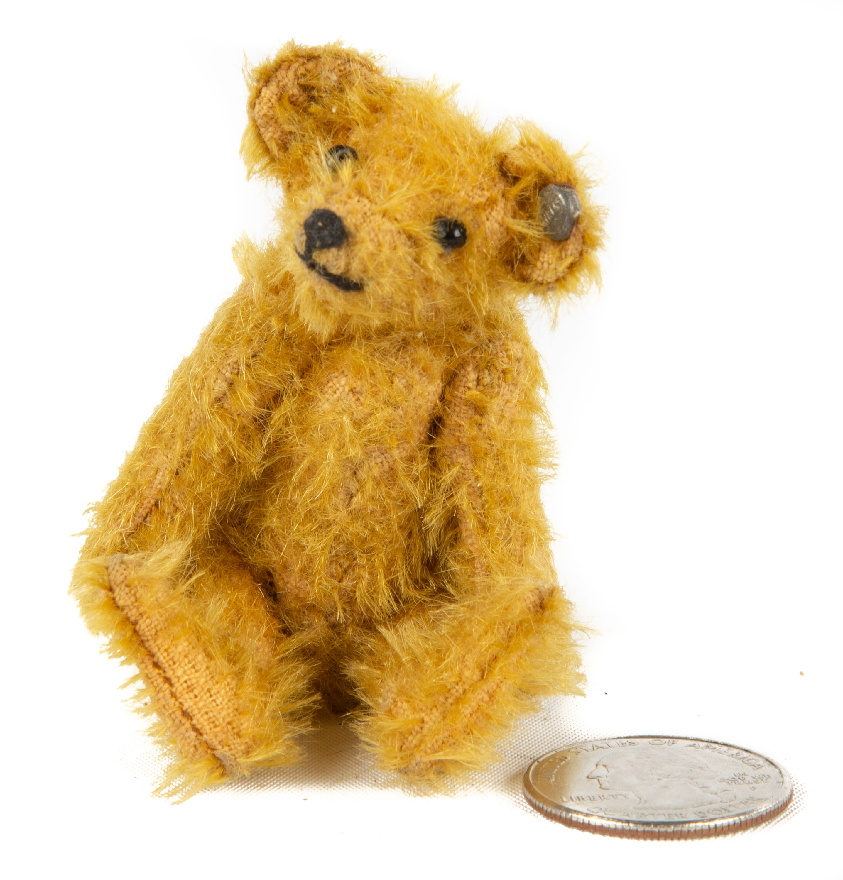 MINIATURE STEIFF TEDDY BEAR WITH