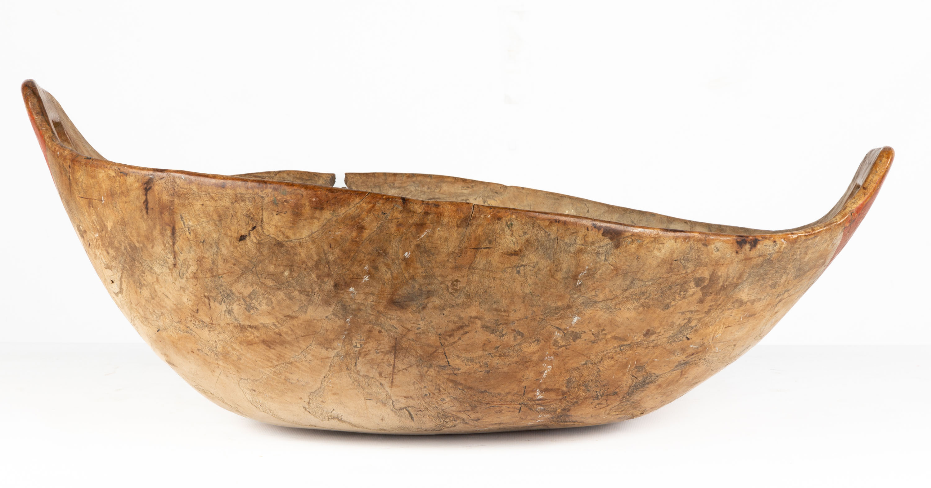 LARGE NATIVE AMERICAN BURL BOWL 28d509