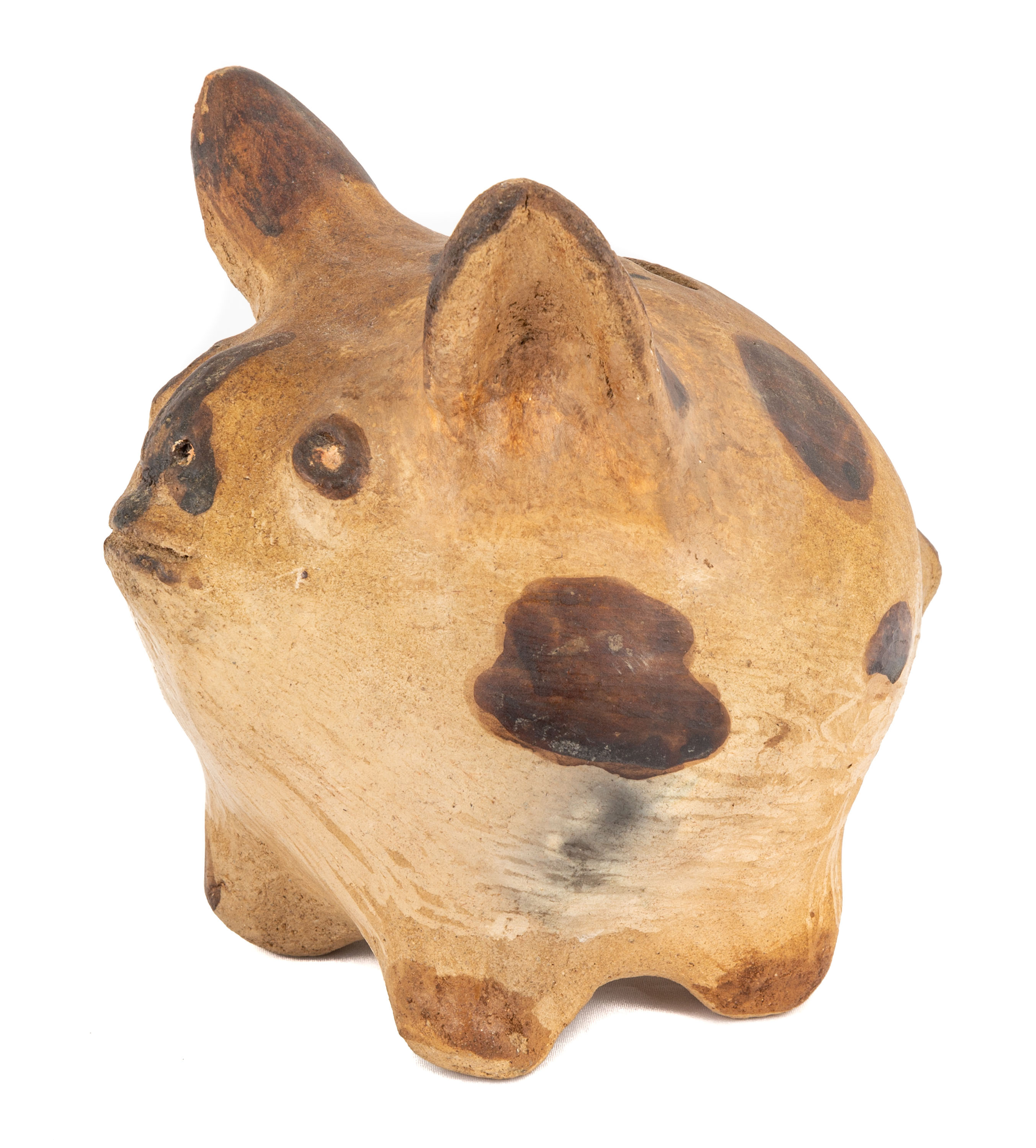 UNUSUAL 19TH CENTURY POTTER PIG 28d503