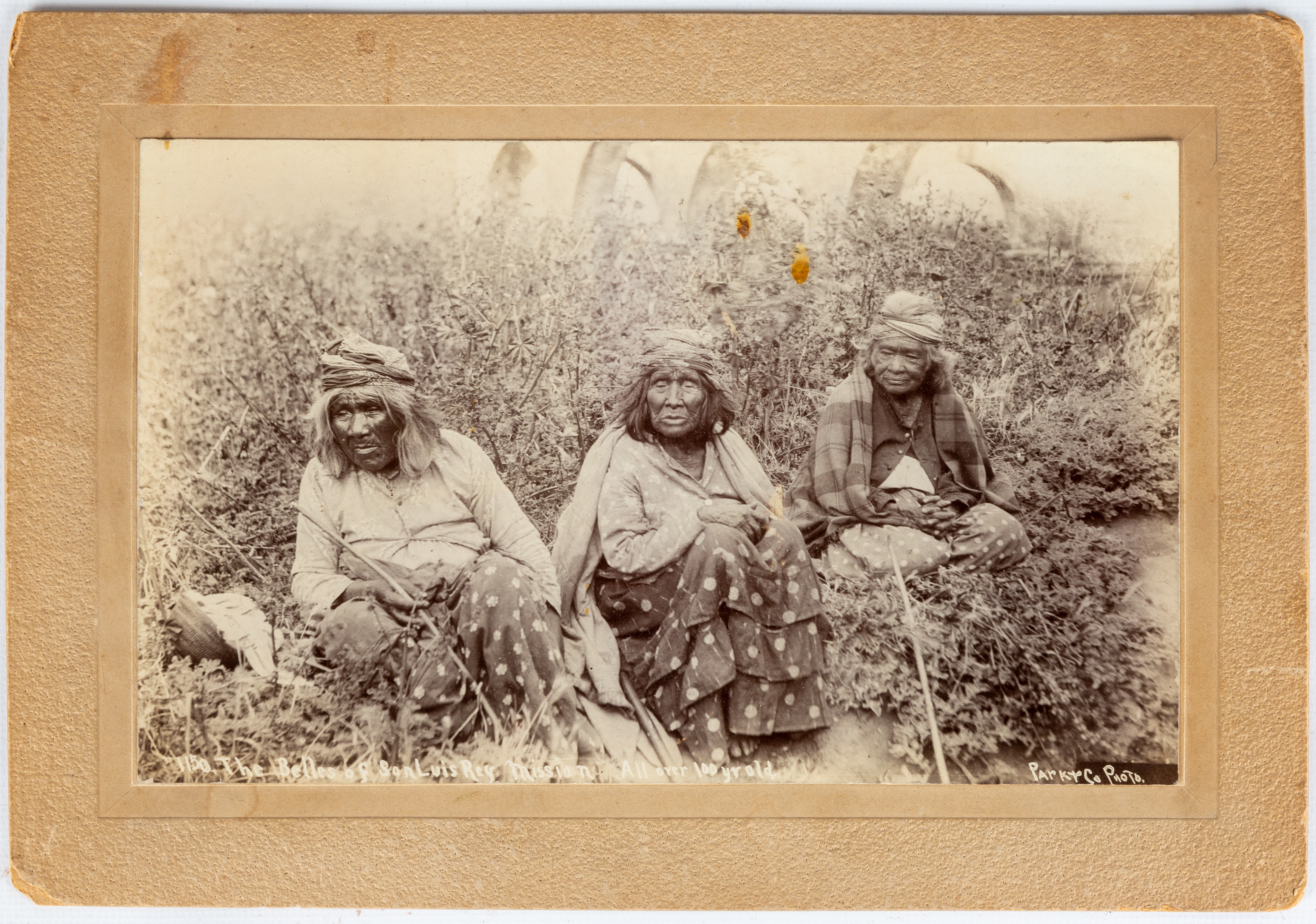 THE BELLES OF SAN LUIS REY MISSION PHOTOGRAPH,