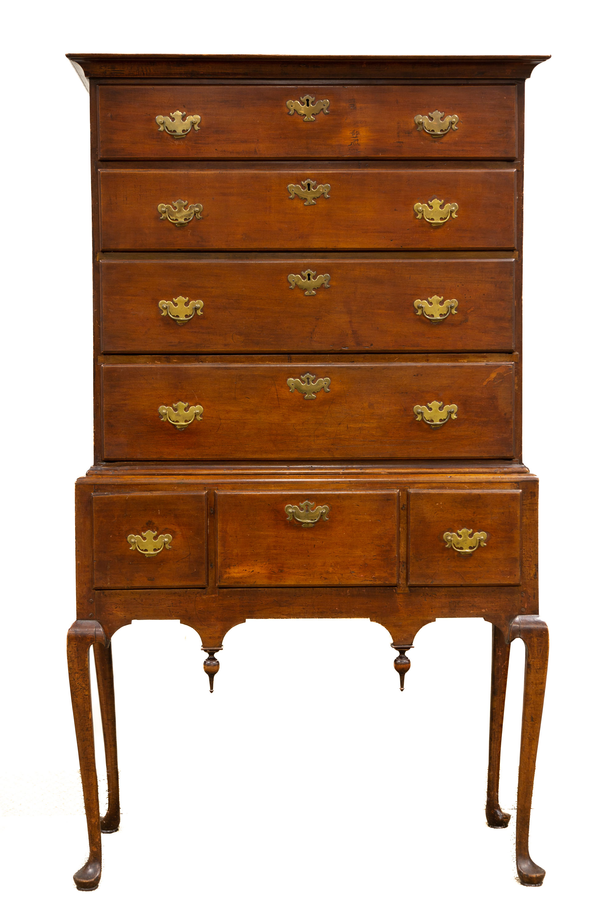 NEW ENGLAND QUEEN ANNE CHERRY HIGHBOY 28d516