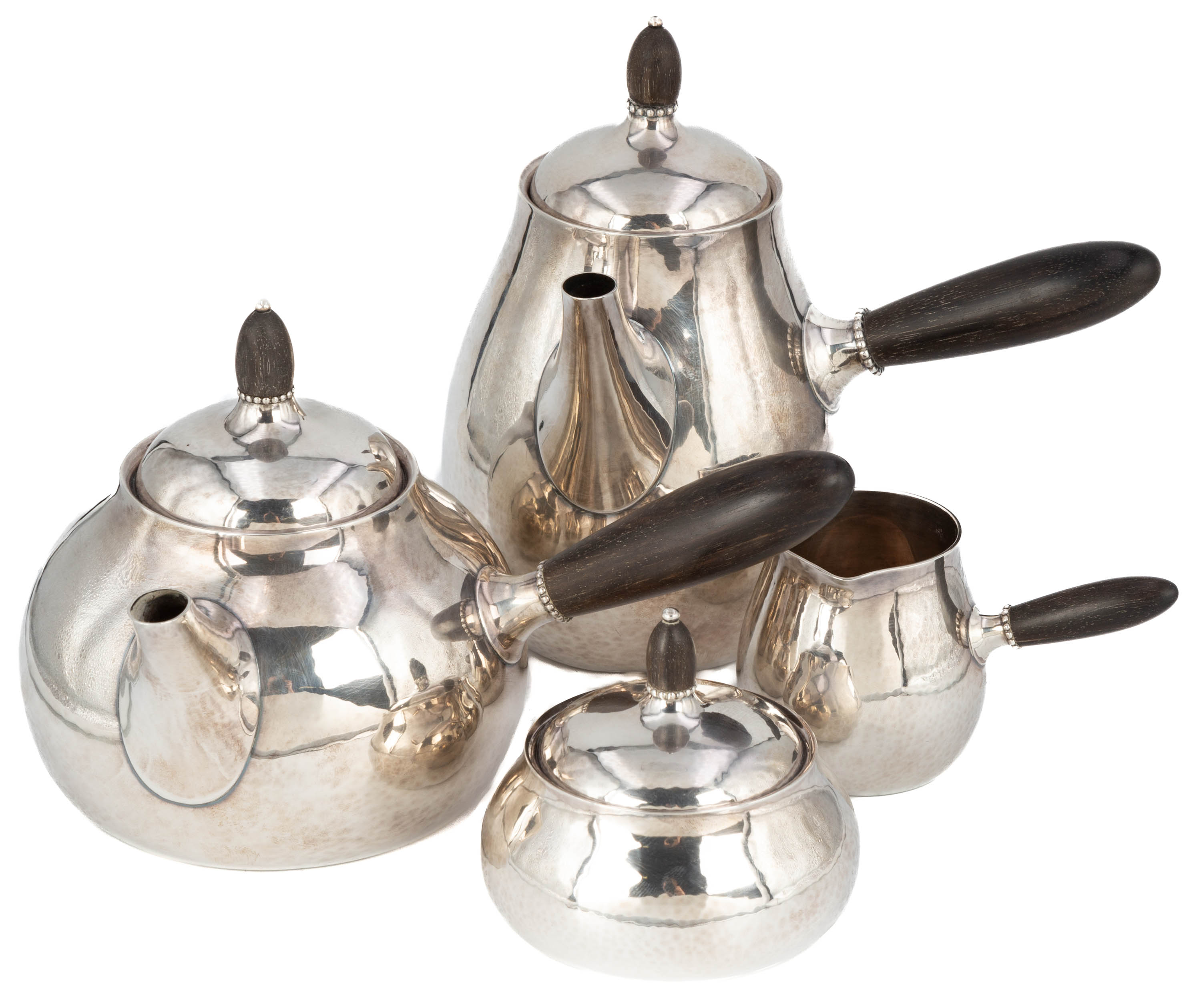 FOUR PIECE GEORG JENSEN STERLING