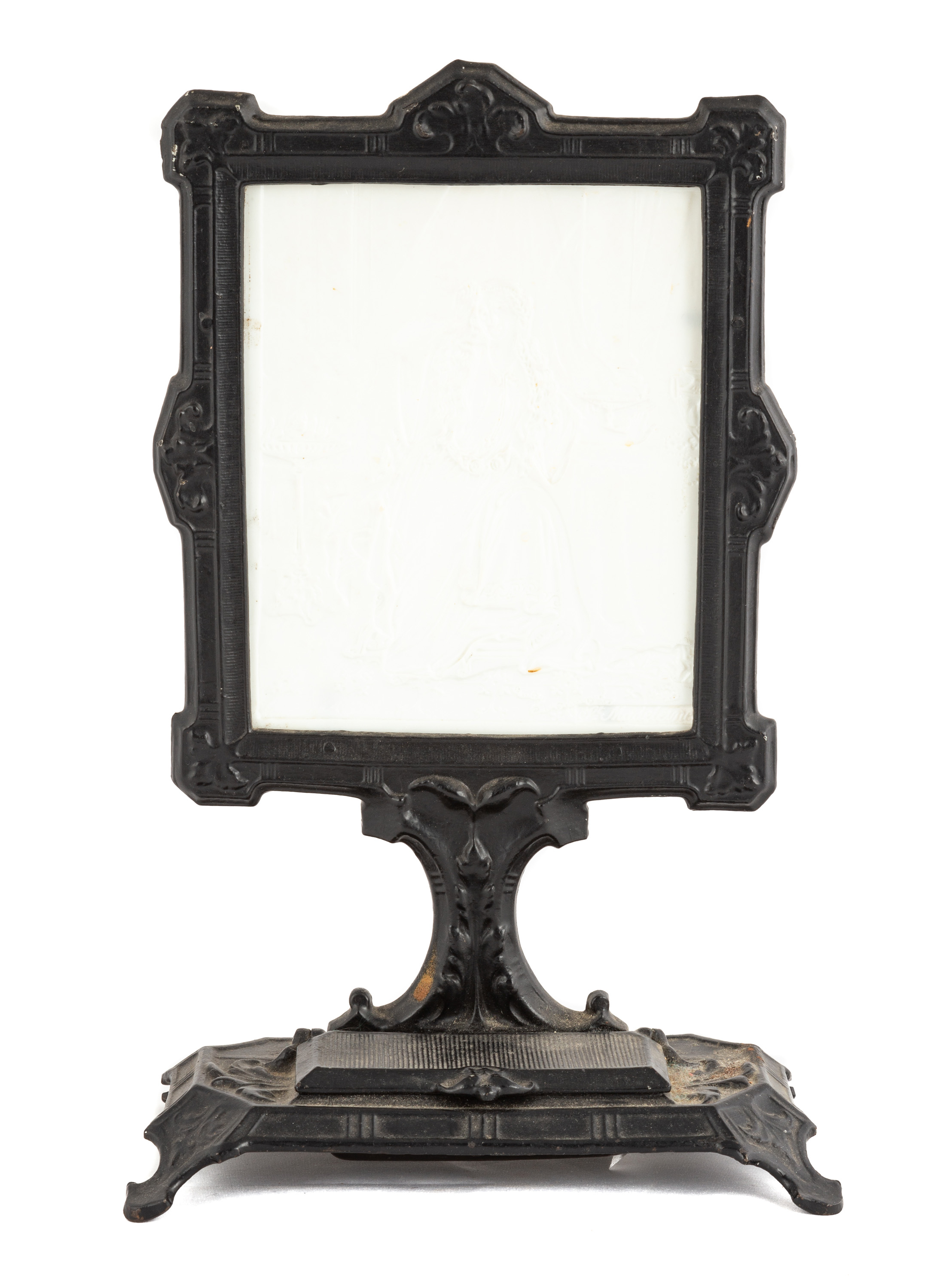 LITHOPHANE CANDLE LAMP 19th century  28d712
