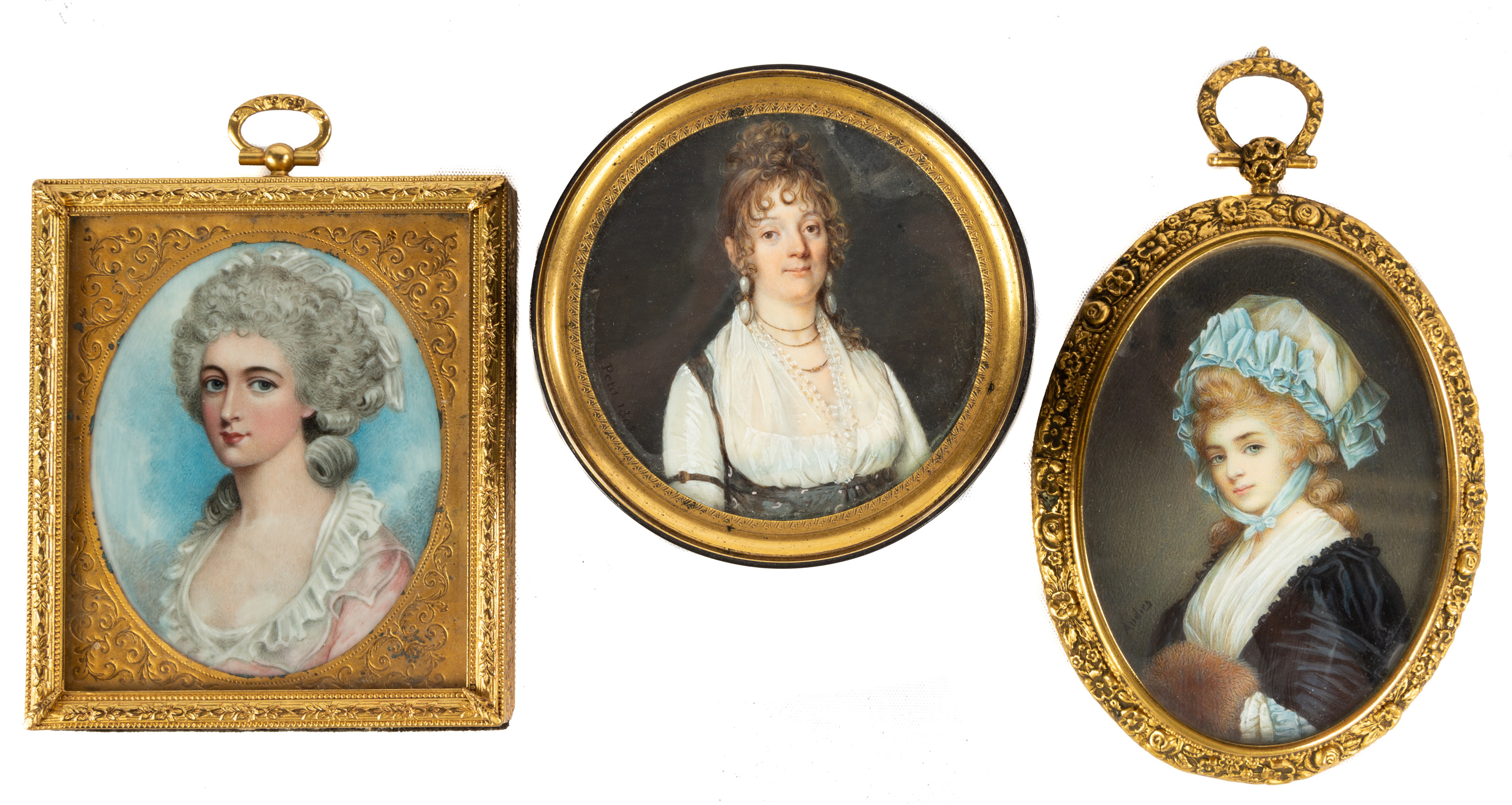 THREE EARLY 19TH CENTURY MINIATURE