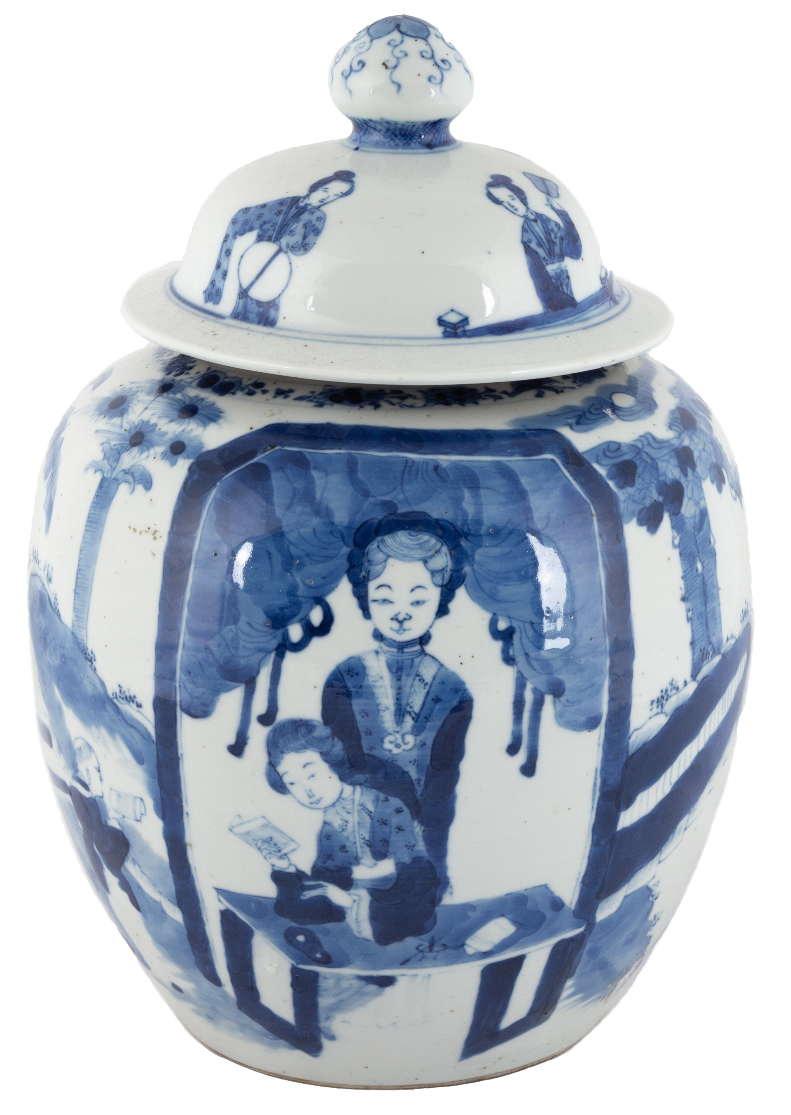 CHINESE BLUE AND WHITE GINGER JAR 28d73b