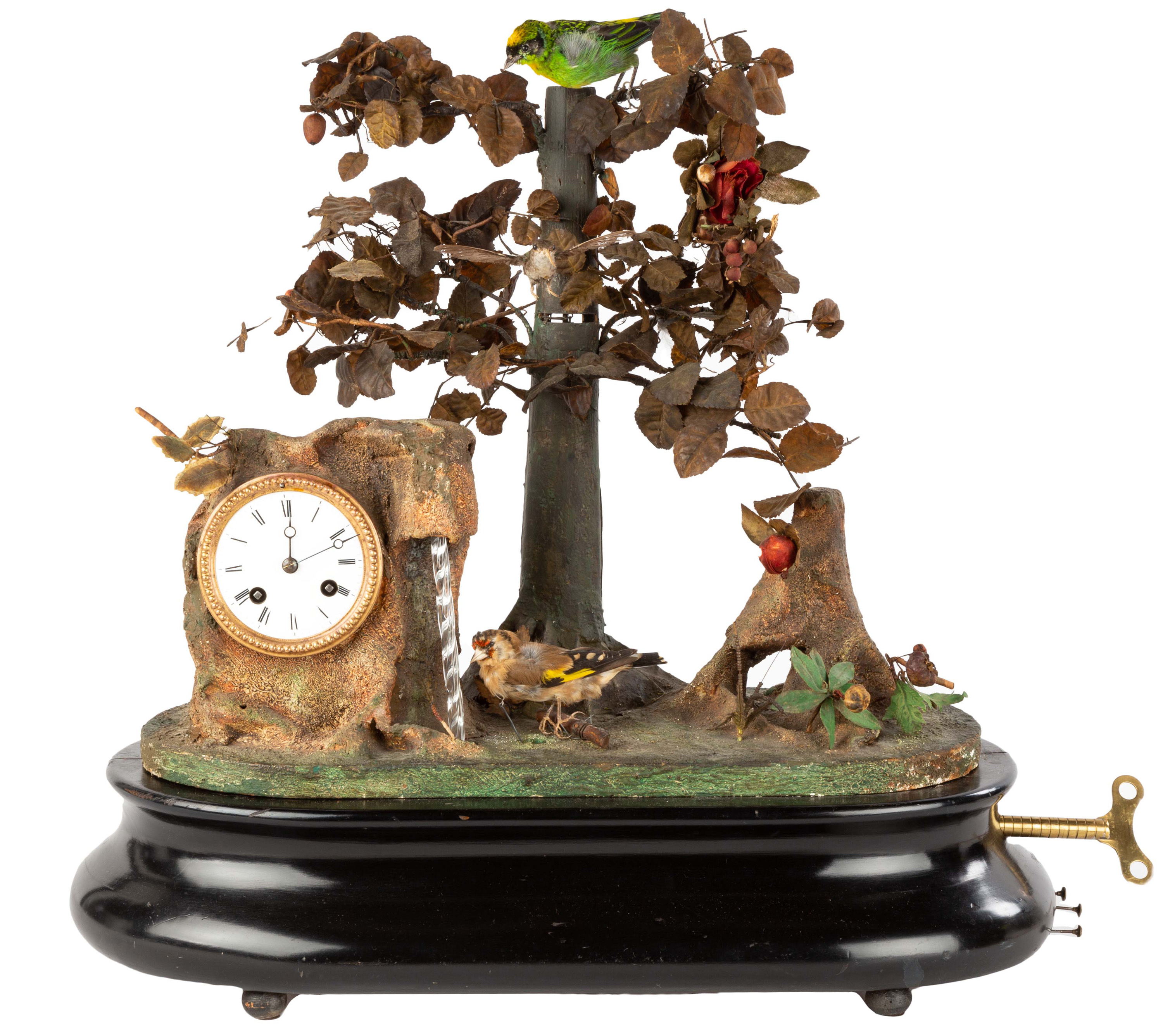 FRENCH CLOCK WITH AUTOMATON Late 19th