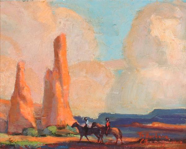 GAITHA BROWNING (1912-1992) OIL