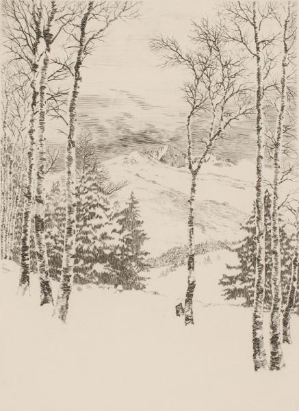 LYMAN BYXBE (1886-1980) PENCIL