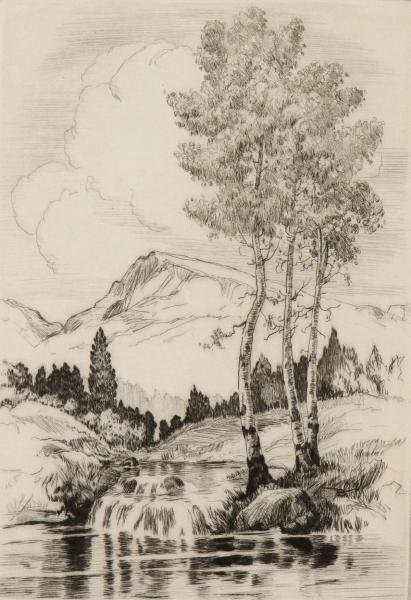 LYMAN BYXBE (1886-1980) PENCIL