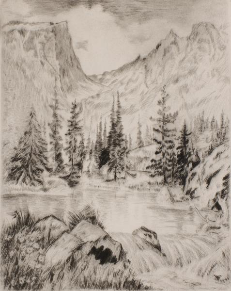 LYMAN BYXBE (1886-1980) PENCIL