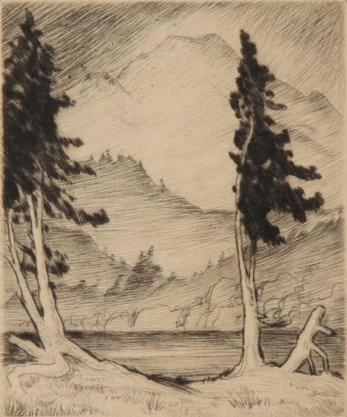 LYMAN BYXBE (1886-1980) PENCIL