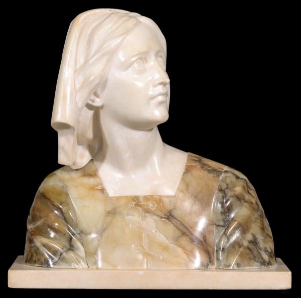 E. GUERRIERI (20TH C.) MARBLE AND