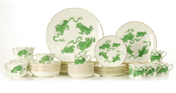 WEDGWOOD WILLIAMSBURG CHINESE TIGERS 28e321