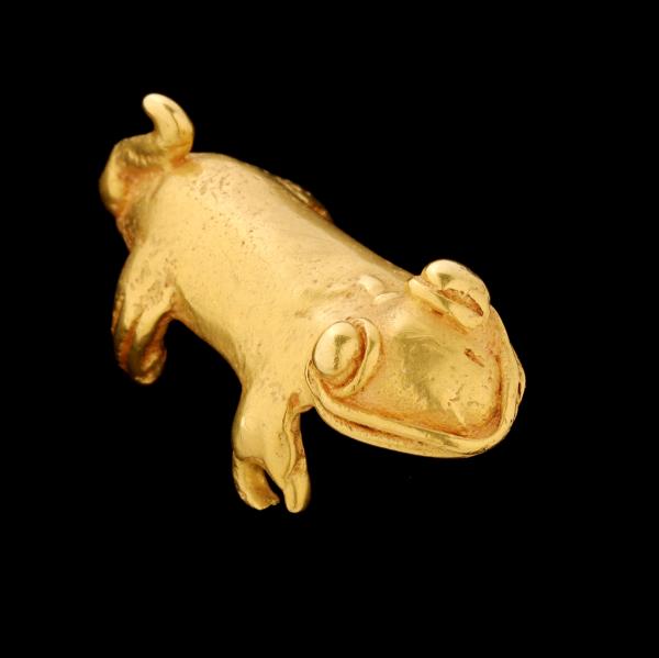 A PRE COLUMBIAN STYLE 14K GOLD 28e34a