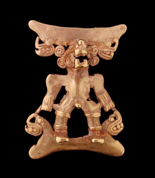 A PRE-COLUMBIAN STYLE GOLD COSTA
