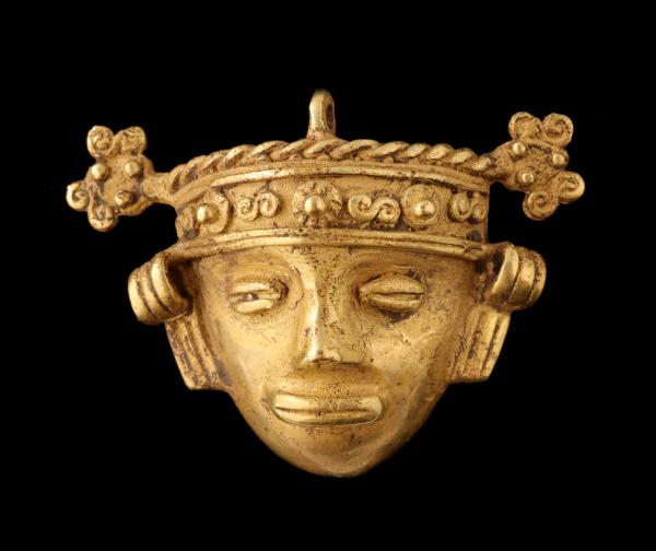 A PRE-COLUMBIAN STYLE 14K GOLD