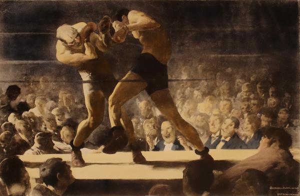 A PHOTOGRAVURE BOXING IMAGE AFTER