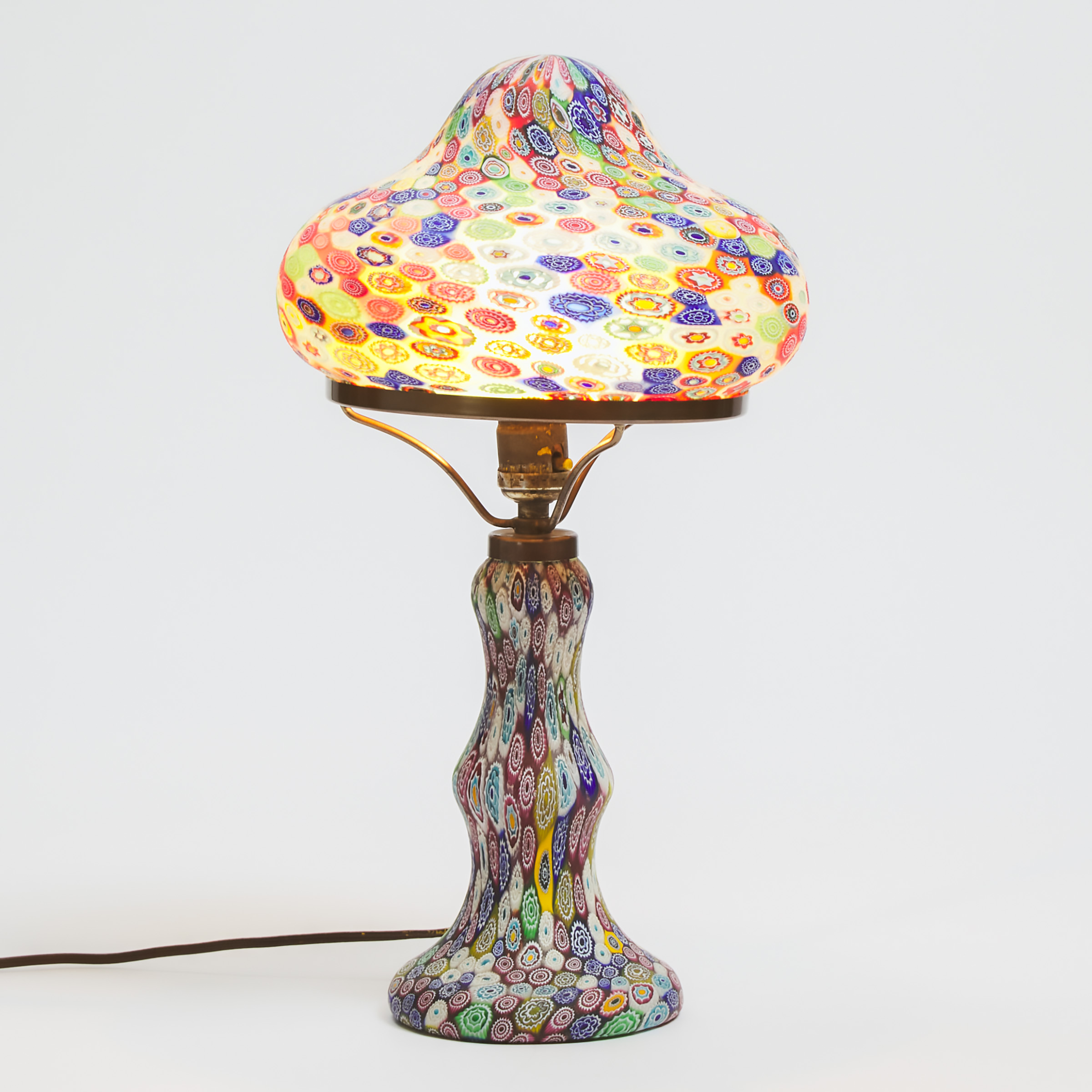 Murano Millefiori Glass Table Lamp  28bed7