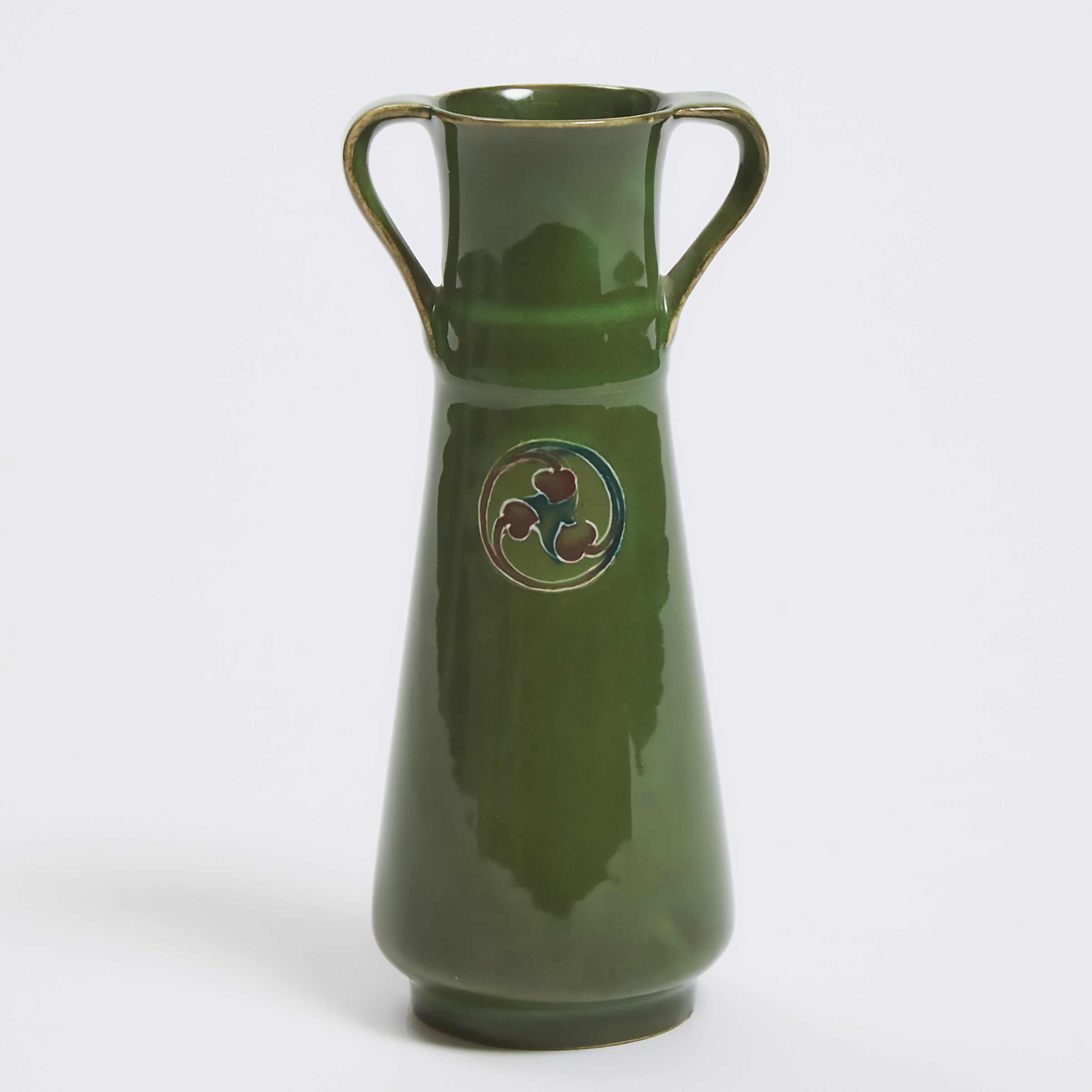 Moorcroft Green Flamminian Two-Handled