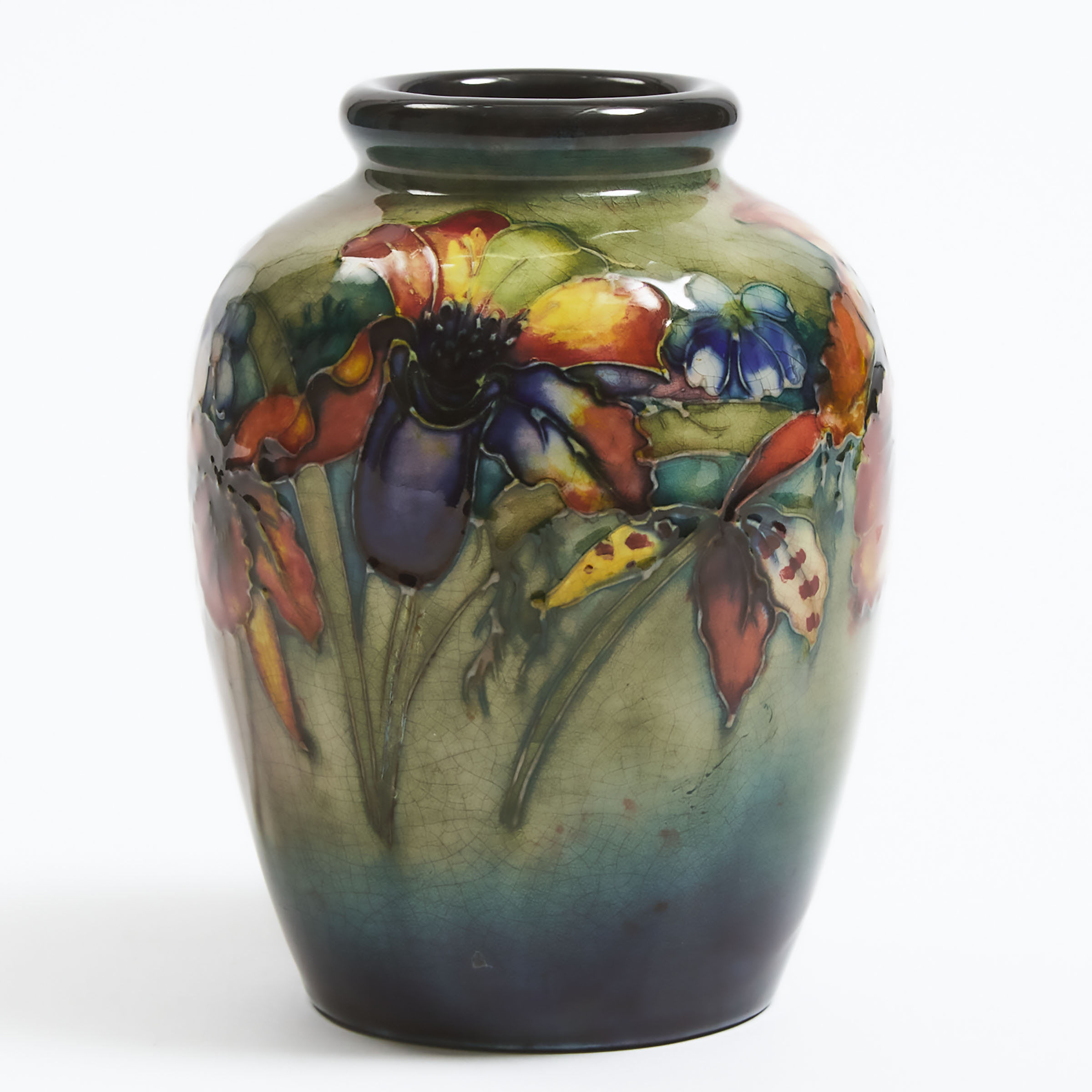 Moorcroft Flamb Orchids Vase  28bf15