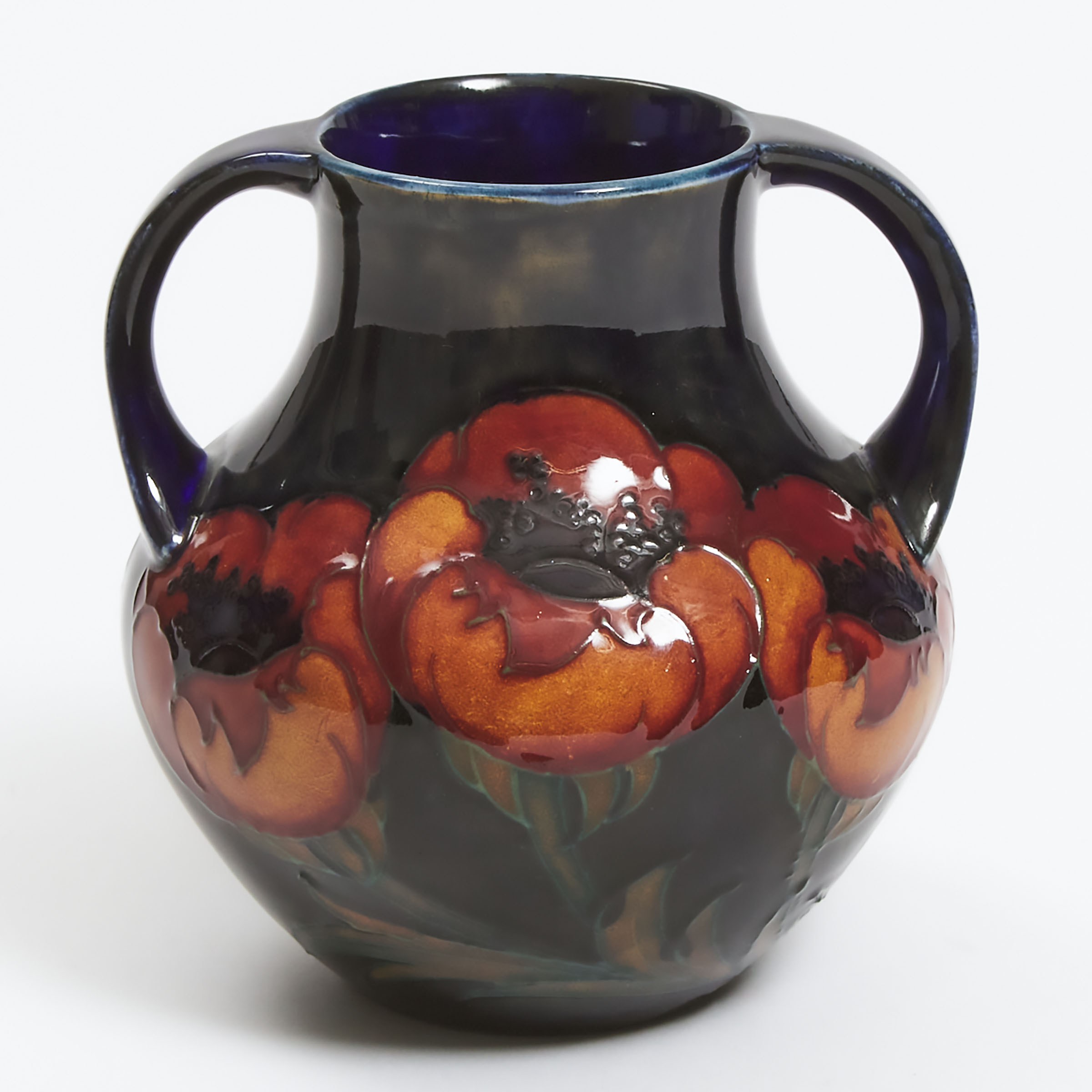 Moorcroft Two Handled Poppy Vase  28bf0e