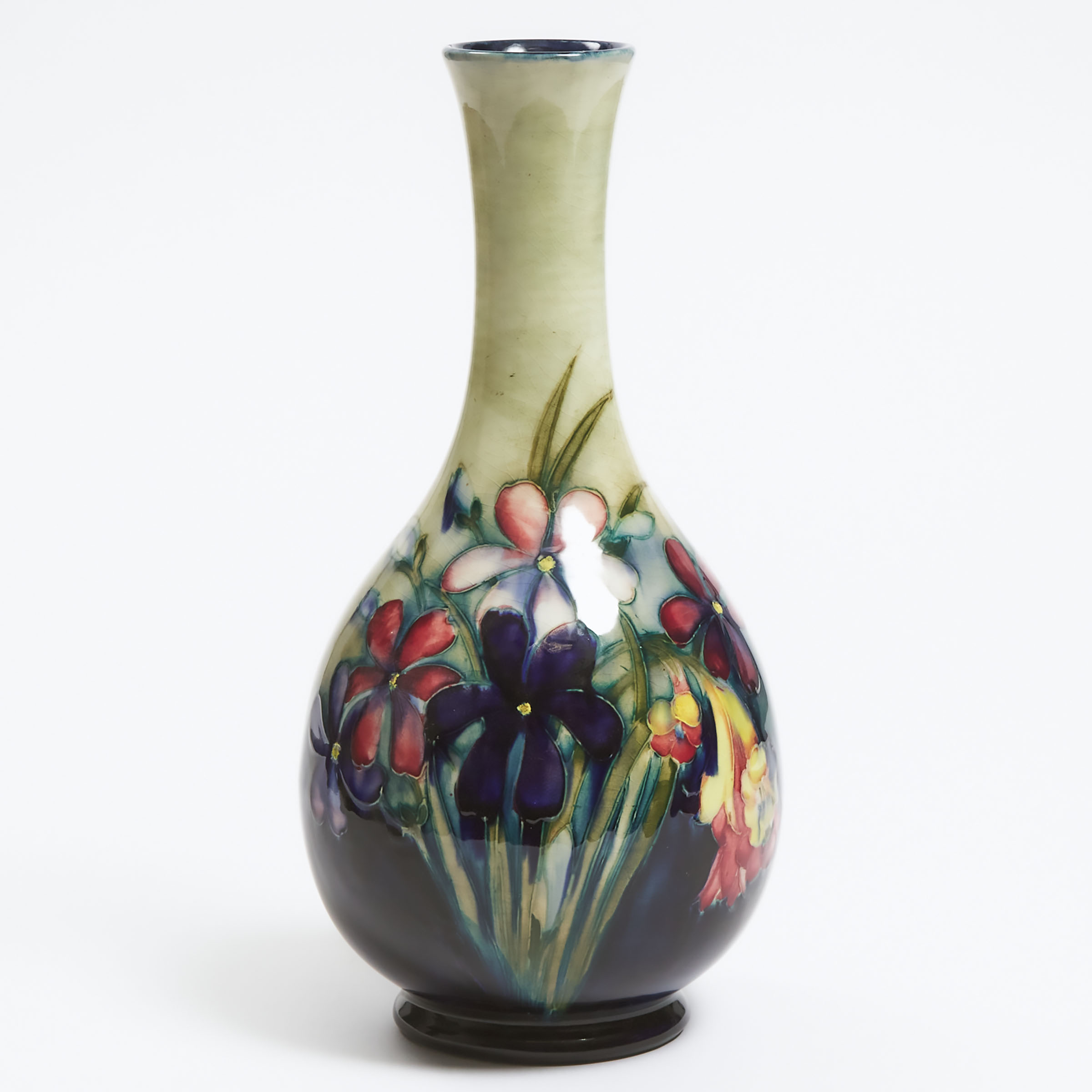 Moorcroft Spring Flower Vase c 1945 49 28bf85