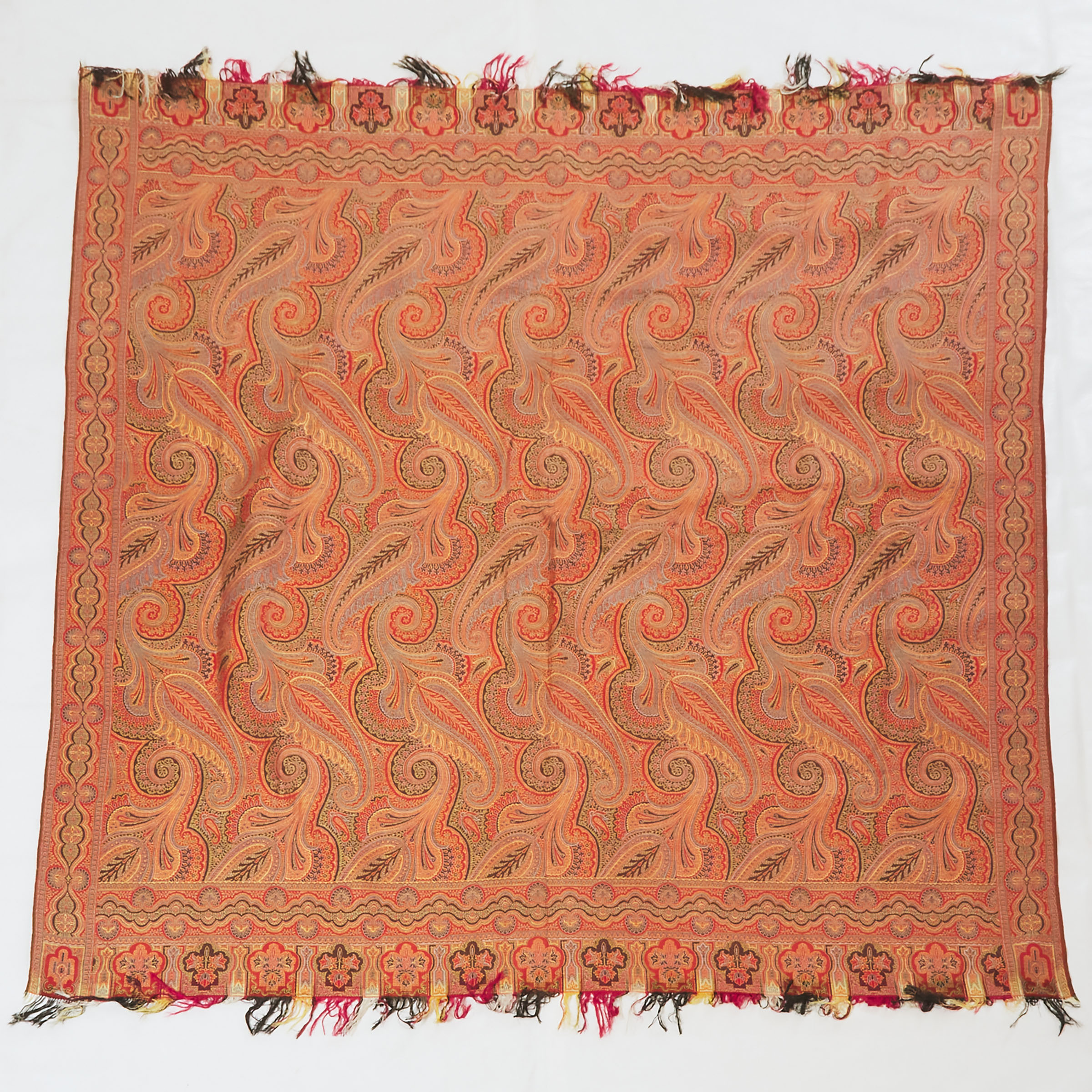 Shawl of Paisley Design, mid 19th century