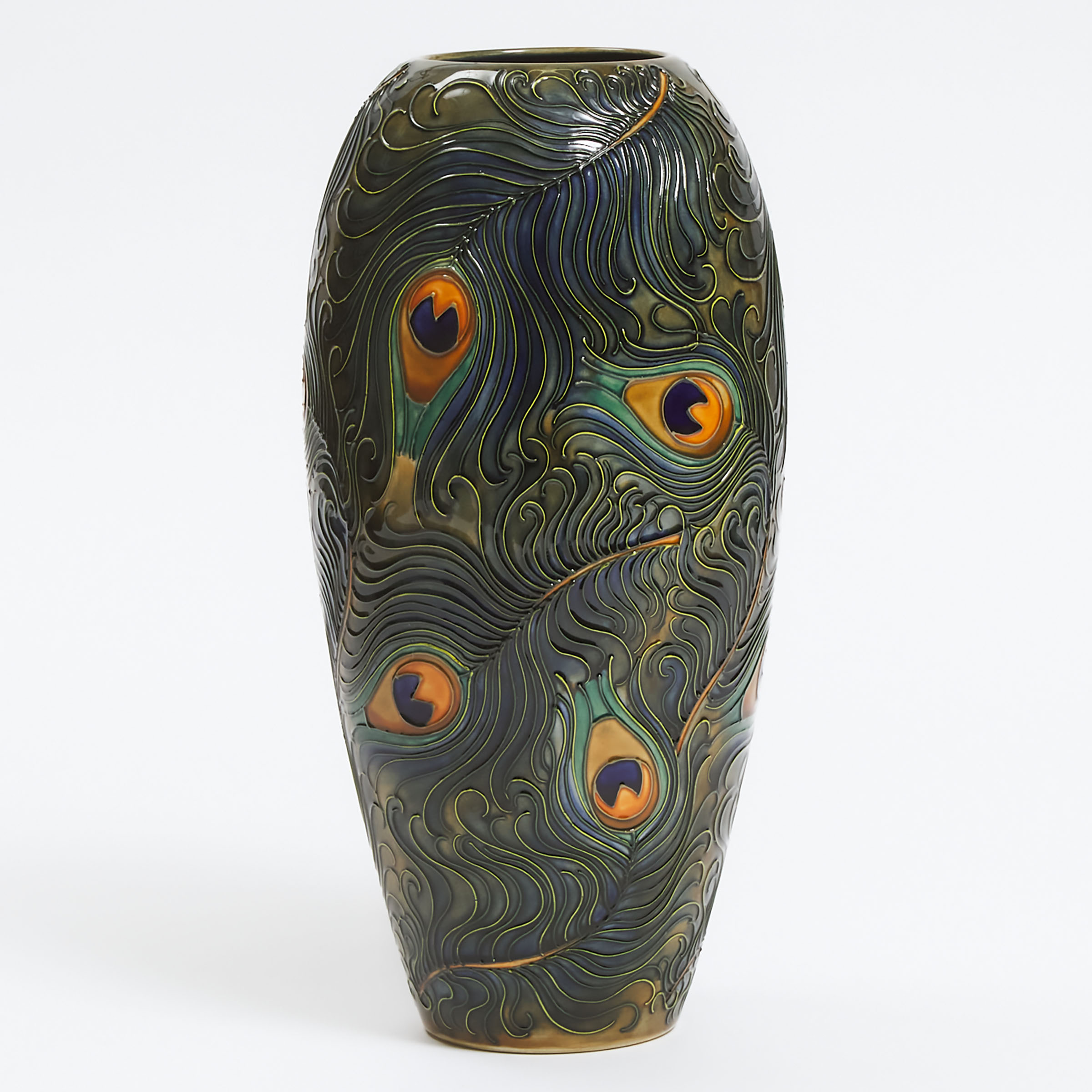 Moorcroft Large Phoenix Vase 1999 28c062